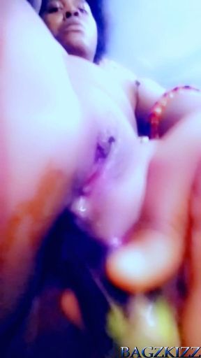 Eggplant to Fuck My Ass and Pussy