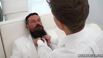 Banana guide boys fuck white and gay muscle teen Elders Garrett and