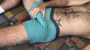 Soaking My Underwear with My Big Load