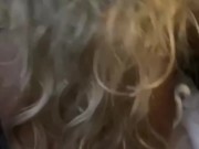 Levrette grosse baise intense avec cette très jolie blonde, sperme dans ces 2 culottes