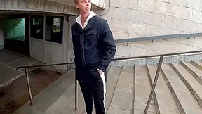 Guy Masturbates In The Underpass