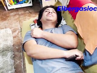 My stepbrother loves dudes, so I had to have wild, adorable, and intensive sex with him to make him like babes.