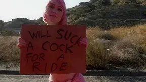 I would normally never do this. But she had a sign saying sucks cock for a ride