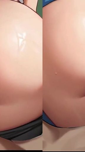 12inch Monster Cock Anal Cumshot Two College Girls in Park