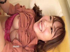 Naughty Asian Babe Sena Kasumi Gets Hardcore Bukkake While Giving Blowjob Cumshot