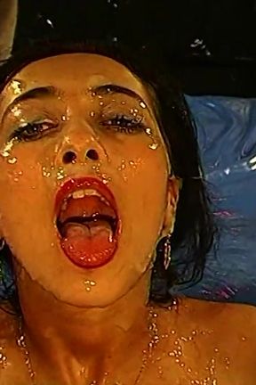 Teenie with Slim Body Gets Covered in Cum...spermagewitter Explosion!