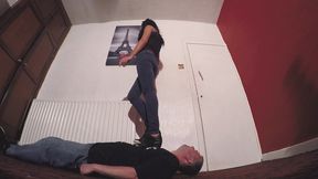 Katie's Wedge Sneakers FLOOR CAM