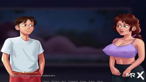 Nerd Member #80 Gets Summertime Saga Anime Creampie In Visual Novel Gameplay