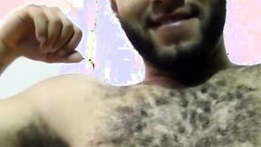 ”Unshaved ebony homosexual sucked off while masturbating”