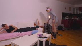 Big cock for sexy blonde bitch