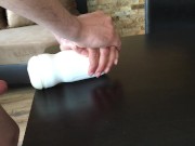 Big dick fuck fleshlight and amazing load
