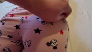 Rubbing Dick on Perfect Ass Stepsister