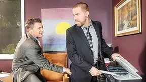 Moody Heat: Preston Steel Brenden Cages Steamy Office Anal Ride – GayPornXplosion