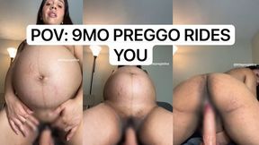 POV: 9MO PREGGO RIDING YOUR COCK