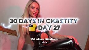30 Days in Chastity – Day 27 – English Subtitles