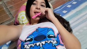 I LOSE BET AND I TAKE OFF ALL THE CLOTHES YOU WANT TO SEE