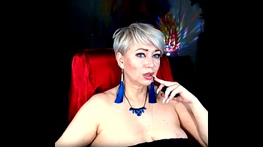My wife is a cool webcam slut-12 .!. )) Wild milf dancing with naked big tits...))