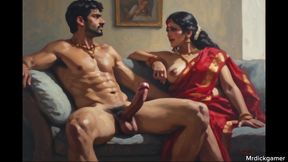 Indian aunty with hotel manager sex in bathroom as she goes to resturant and gets her pussy creampied