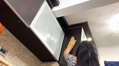 Story sex with my boyfriend in the absence of my husbandسکس داستانی با دوست پسرم در نبود شوهرم