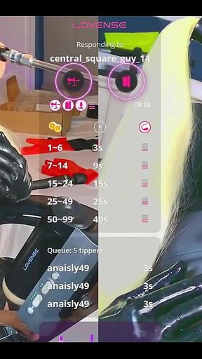 Dolly Is Subjected to a Big Vibrating Plugged Pussy