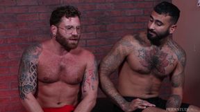 Riley Mitchell and Rikk York Savage BearbackFuck, Tatted Dicks Pumping Raw Juices