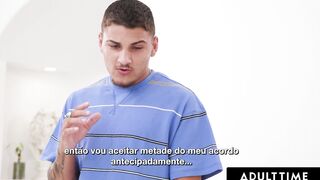 ADULT TIME - Lucky Landlord Has Surprise PUSSY STACK Fuck With 5 SLUTTY MILFS! PORTUGESE SUBTITLES