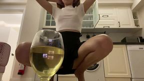 pov piss drinking humiliation femdom with mistresses sofi and kira