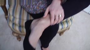 Super Cute Girl Loves Her Own and Her Friends Stinky Feet