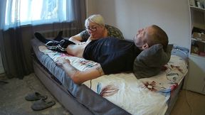 Mother-in-law Sucks All the Sperm to the Last Drop