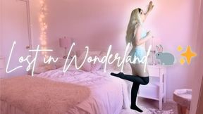 Trying On the Cutest Alice in Wonderland Costume