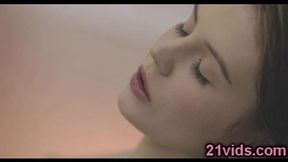 Sweet brunette Timea Bella solo