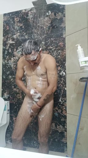 Indian Desi Man Sex and Show Shower Show and Masterbation