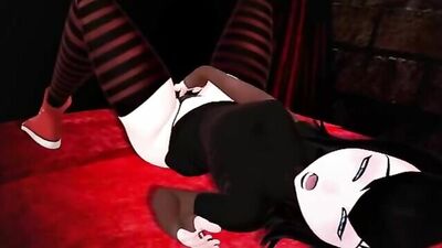 Watch as kinky cartoon teen Mavis Funtime gets her big tits and ass pounded in a hot masturbation session
