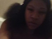 Smoking ebony milf