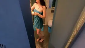 Mom caught her stepson watching her and decided to show off her sexy body