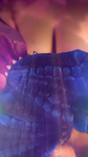 Epic moment from "Bro makes sis believe that it's a game! 2 perverted T-Rex drool profusely on the dick of his..."