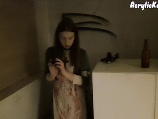 Trans nurse gets trapped and needs to bang her way out