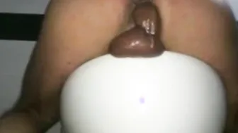 Solo Daddy Bear Fucks Himself with His Big Cock