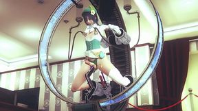 Venti from Genshin Impact is fucked in sex machine