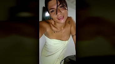 TS Angelique - POV with cumshot