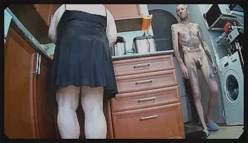 Hot MILF Blowjob in Kitchen - Intense Oral Action