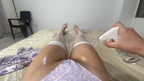 me masturbo con juguete nuevo hasta sacarme un buen orgasmo