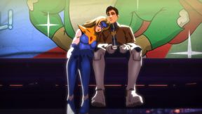 Hot Night Sex with Beauty Blonde Milf on the Streets of Hollywood (Exclusive Cartoon Sex)