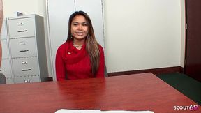 sweet asian teen nipsy doll get fucked by big dick white boyfriend after cheating at model job casting