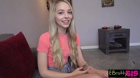 Naughty Stepdaughter Swallows and Fucks for Bonus Pocket Money!