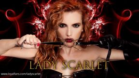 LADY SCARLET - BOOT WORSHIP AND TRAMPLING IN THE KITCHEN hd - PULIZIA DEGLI ANFIBI E CALPESTAMENTO IN CUCINA