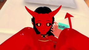 POV Demonic Waifu Wants My Cum VR