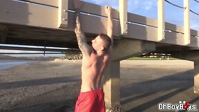 Hot anal bareback drilling from behind