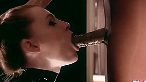 Sexto Petite Blondes In Latex, Heels And Nylon Enjoy A Strapless Exchange