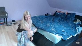 Moving big heavy bed *custom* (female desperation)